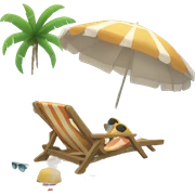 Beach sticker
