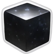 Metatron’s Cube obsidian  sticker
