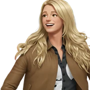 blonde boy in a jacket sticker