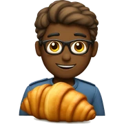 Croissant love  sticker