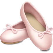 Pale pink ballet shoes sticker