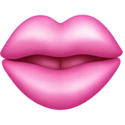 pink kiss sticker