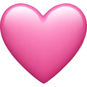 pink heart sticker
