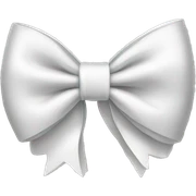 white bow sticker