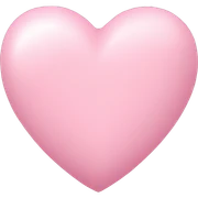 Light pink heart sticker