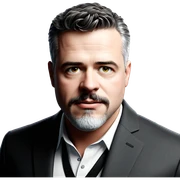 dapper man in white shirt sticker