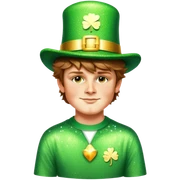 Sparkling Leprechaun sticker