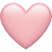 Pastel pink heart sticker