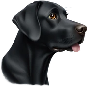 black labrador sticker
