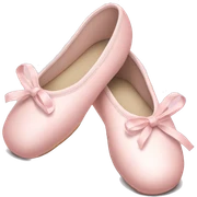 Pale pink ballet shoes sticker