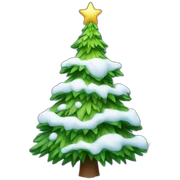 christmas tree snow sticker