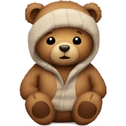 Cozy Teddy Bear sticker