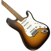 guitar playing sticker