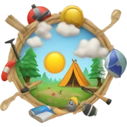 summer camp activity for kids sticker