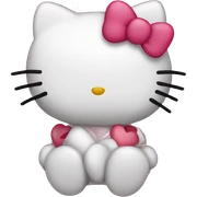 hello kitty heart sticker