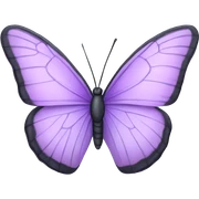 lilac butterfly  sticker