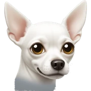 White Chihuahua  sticker