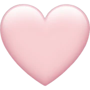 Light pink heart  sticker