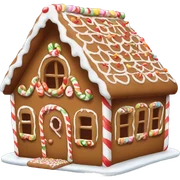 gingerbread house sticker