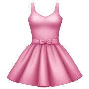 Pink dress sticker