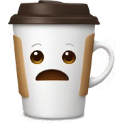 Coffee sticker