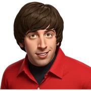 happy boy in red shirt sticker