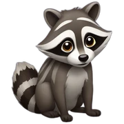 raccoon sticker