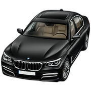 BMW 7Series black sticker