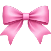 bow pink sticker