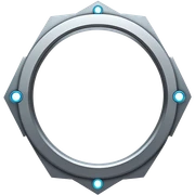 futuristic frame sticker