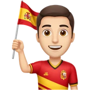 Spanish fan  sticker