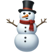snowman  sticker