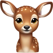 baby deer sticker