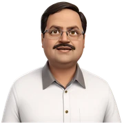 male with glasses and collared shirt sticker