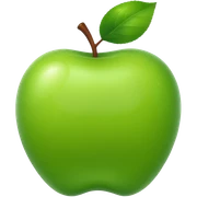 green apple sticker