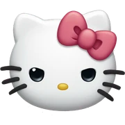 sad hello kitty sticker