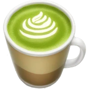 Matcha latte sticker