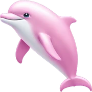 Pastel-pink-colors-dolphin sticker