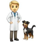 Veterinarian sticker