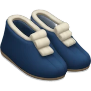 Navy blue slippers  sticker