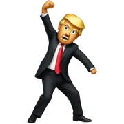 trump dancing sticker