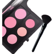 a pretty pink blush and a black brush  sticker
