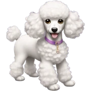poodle whit wings sticker