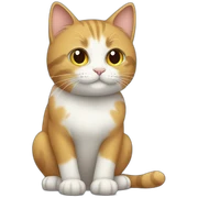 cat with daisy sticker