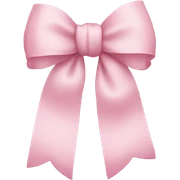 Light pink bow sticker