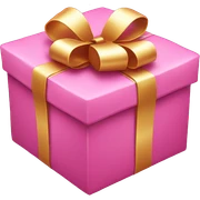Pink present  sticker