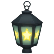 star lantern sticker