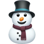 Snowman sticker