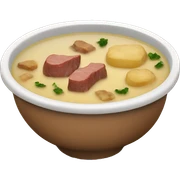 Soup with meat and potatoes  sticker