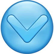 Palomita azul de verificado tiktok sticker